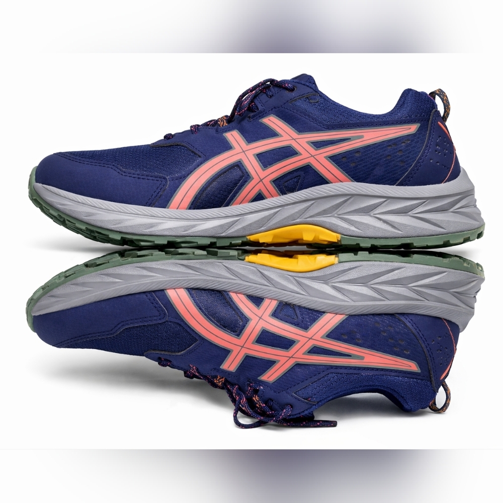 ASICS Gel Venture 9 Indigo Blue/Papaya Women Size 9 New in Box Walking Running - Picture 6 of 7